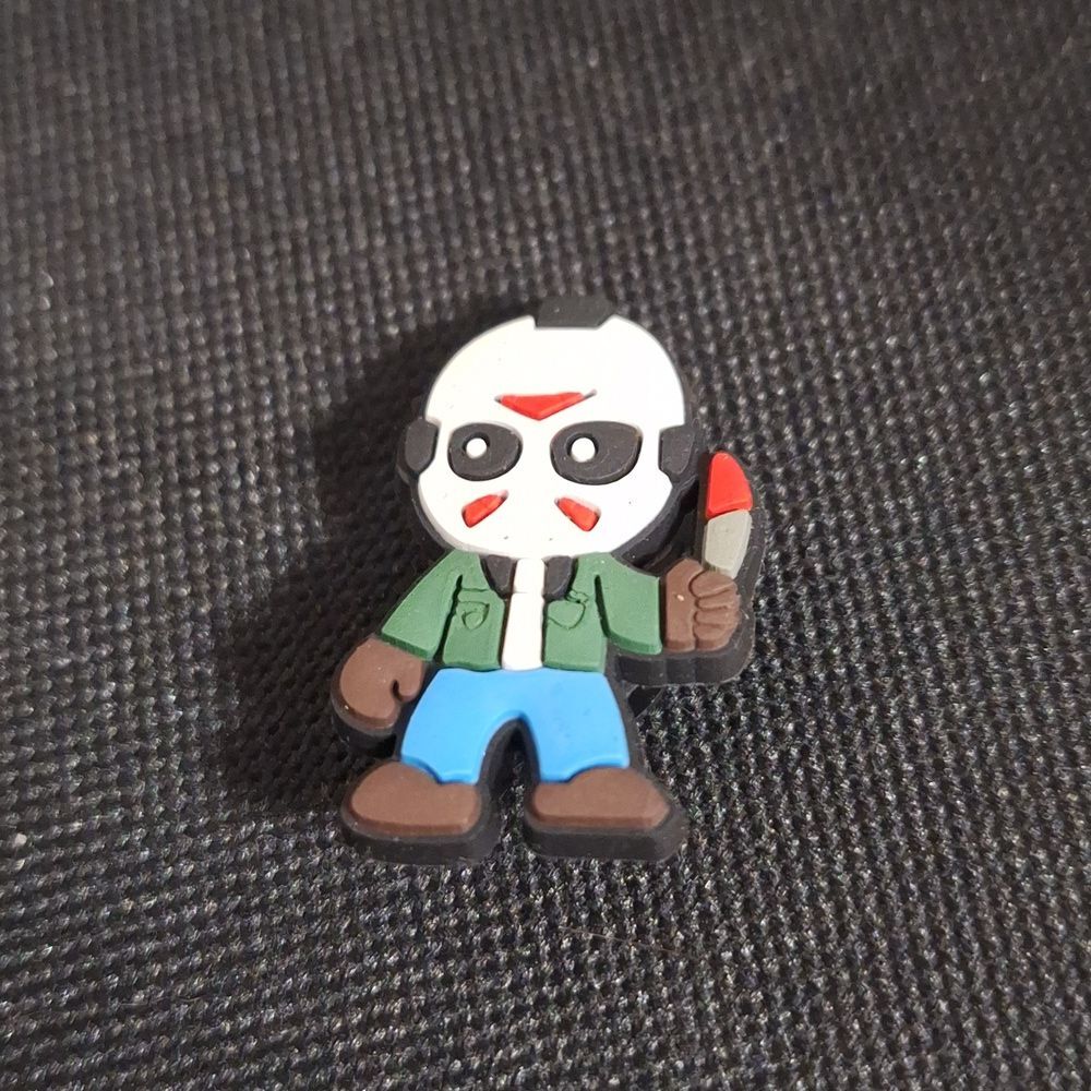 Jason Vorhees shoe charm croc pin horror charm